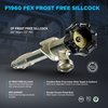 Everflow PEX Ax3/4" MHT, 8" Long Anti-Siphon Sillcock Frost Free Outdoor Faucet 1/2" 6208F-NL